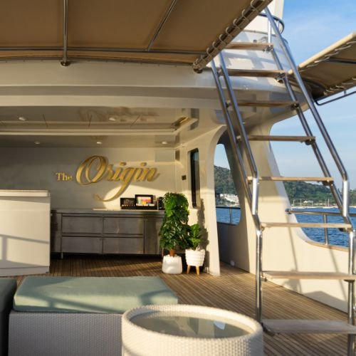 Sunset Paradise Tour - Luxury Boat Charters THE ORIGIN YACHT- High Resolution 1920x1080 1