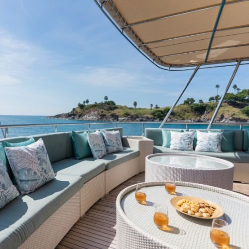 Sunset Paradise Tour - Luxury Boat Charters THE ORIGIN YACHT- High Resolution 1920x1080 20